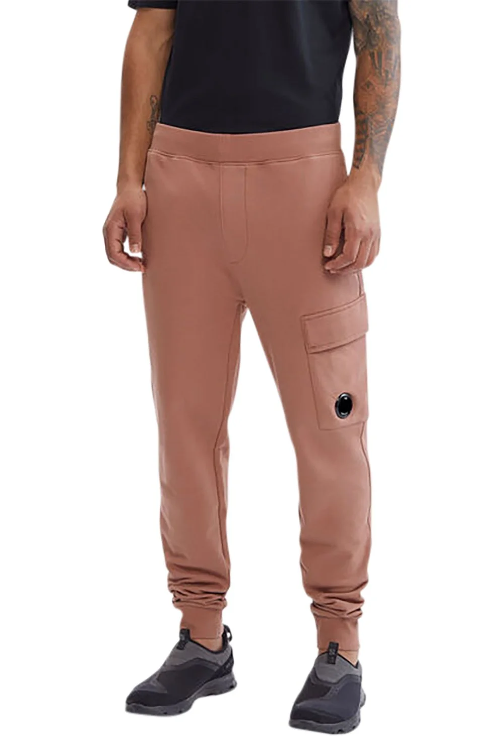 C.P. Company Lens-detail Cedar Wood Jogger Pants: Comfort and